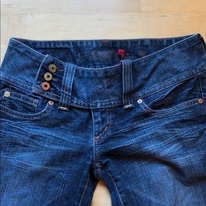 Guess bootcut dark blue jeans 27 32